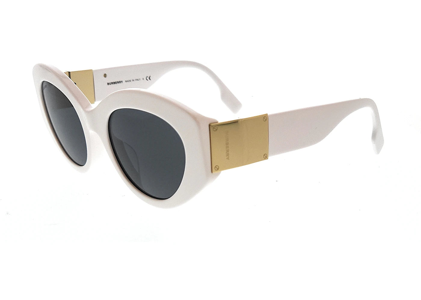 Burberry Oval Sunglasses White (0BE4361F 300787)