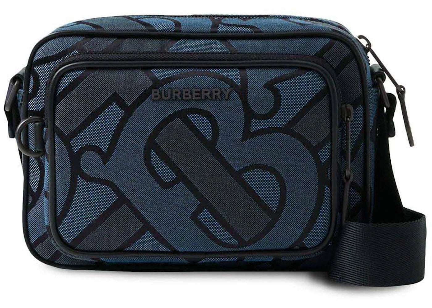 Burberry Paddy TB Monogram Crossbody Bag Navy/Black