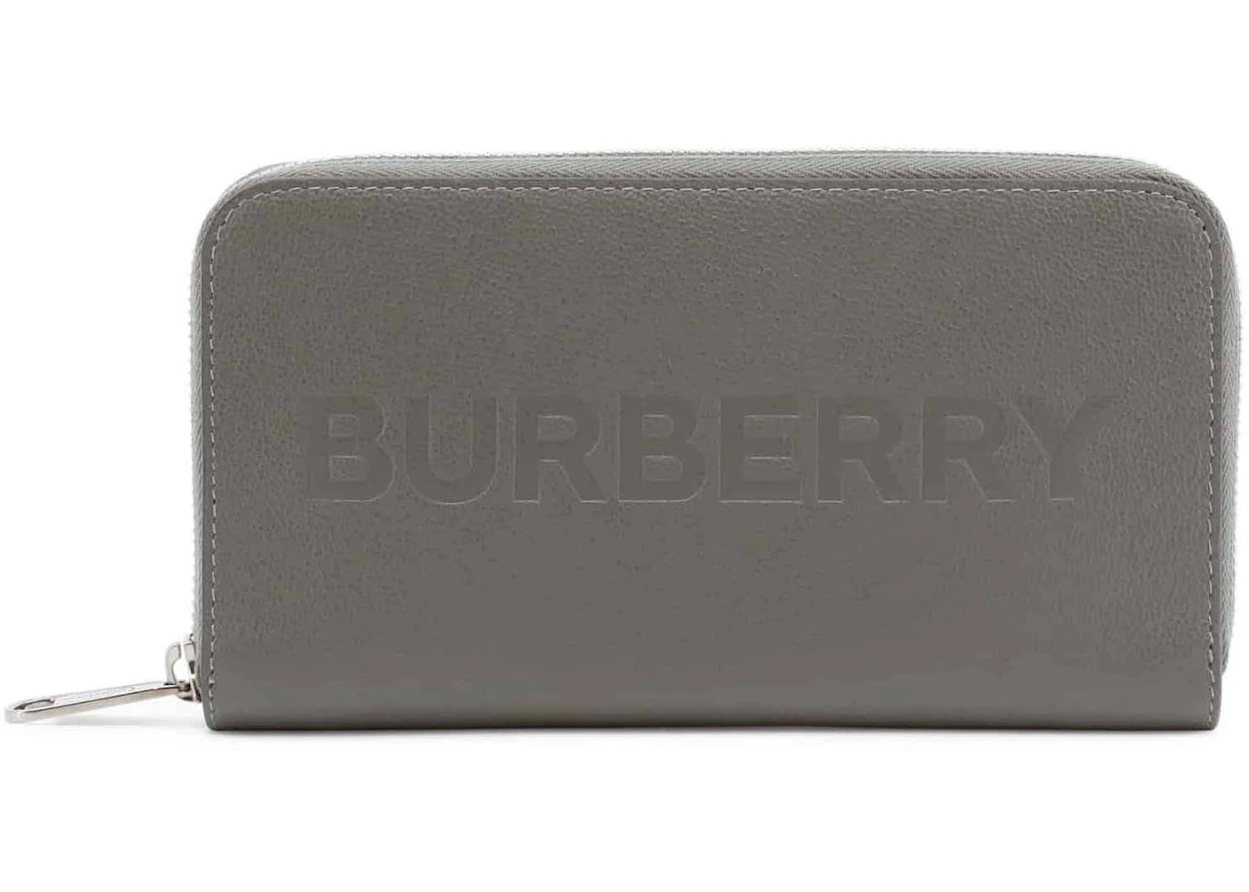 Burberry Porter Leather Flap Continental Long Wallet Grey