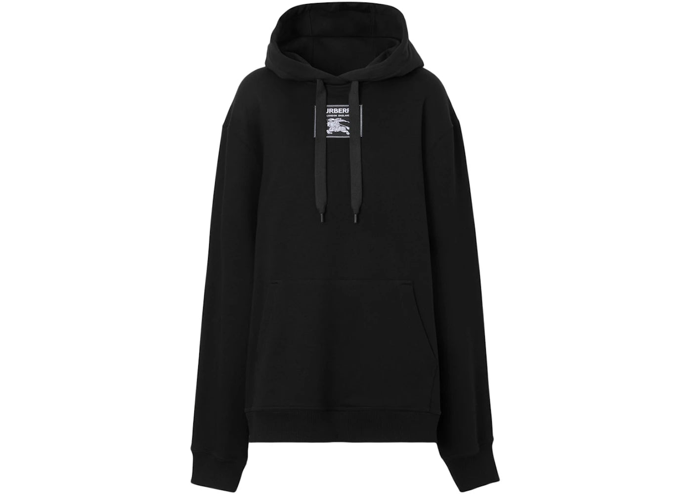 Burberry Prorsum Label Cotton Hoodie Black/Black