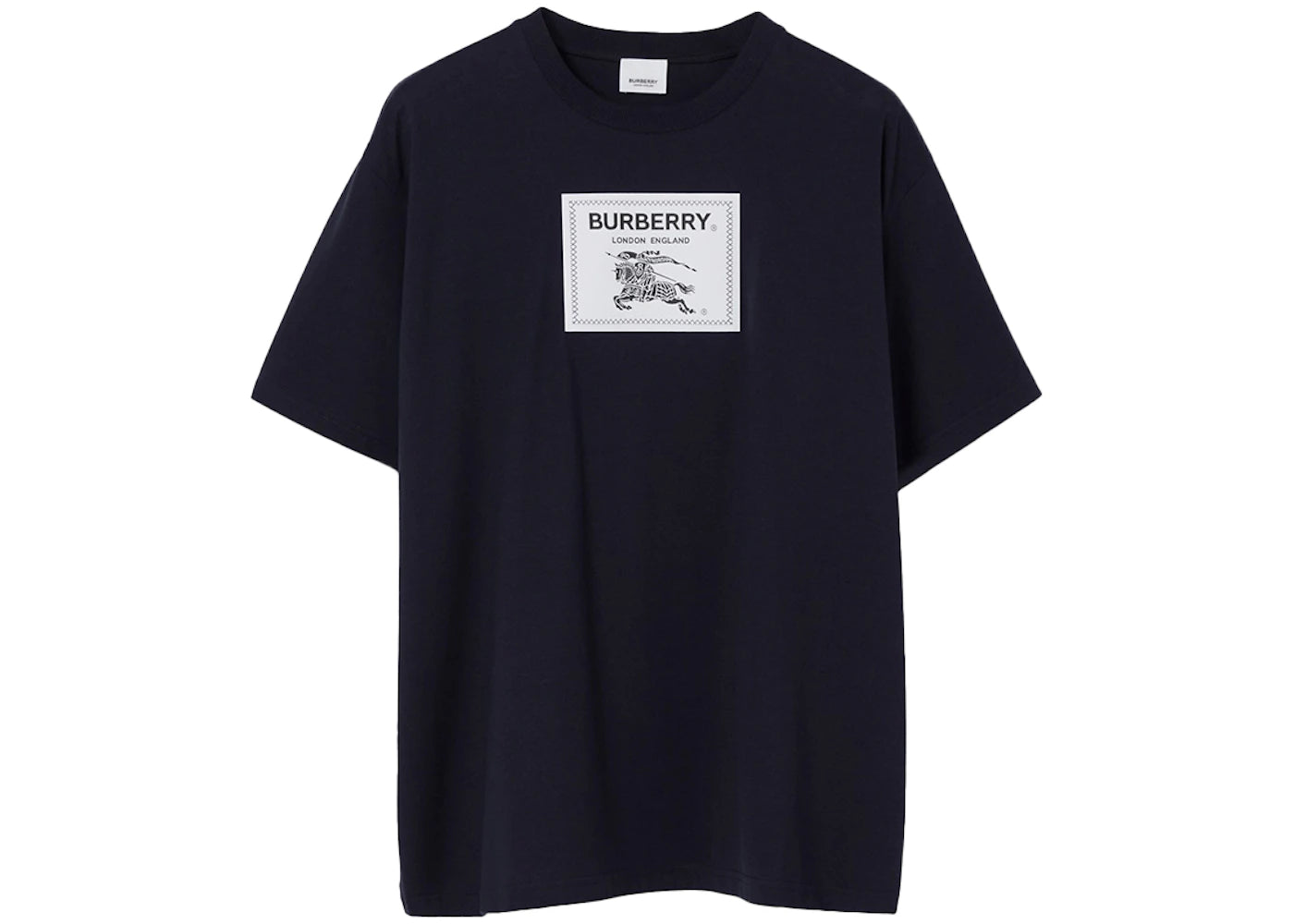 Burberry Prorsum Label Cotton T-shirt Smoked Navy