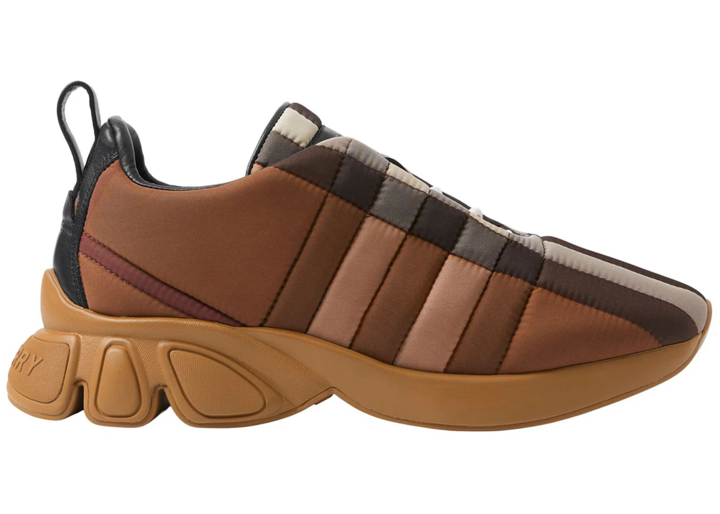 Burberry Quilted Classic Trainers Brown