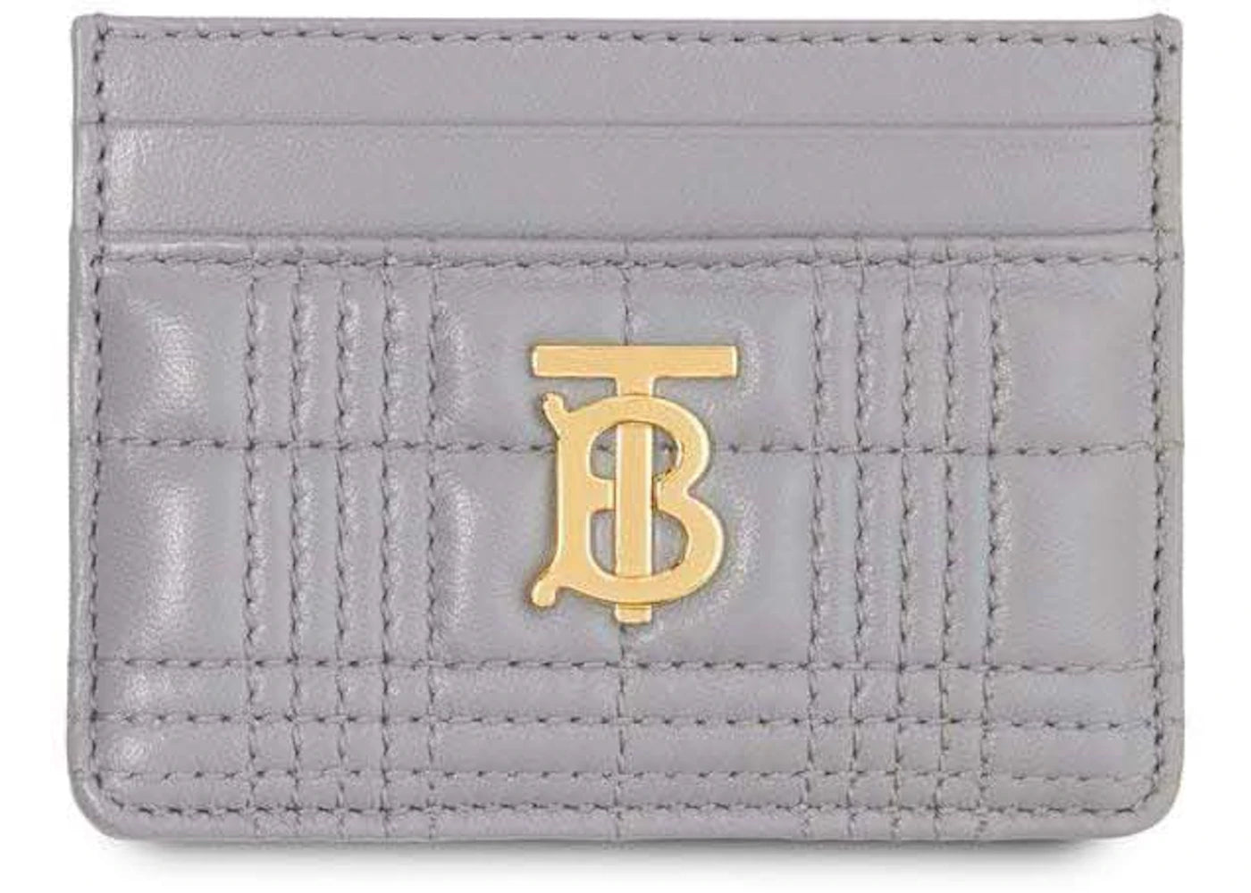 Burberry Quilted Lola Card Holder Grey