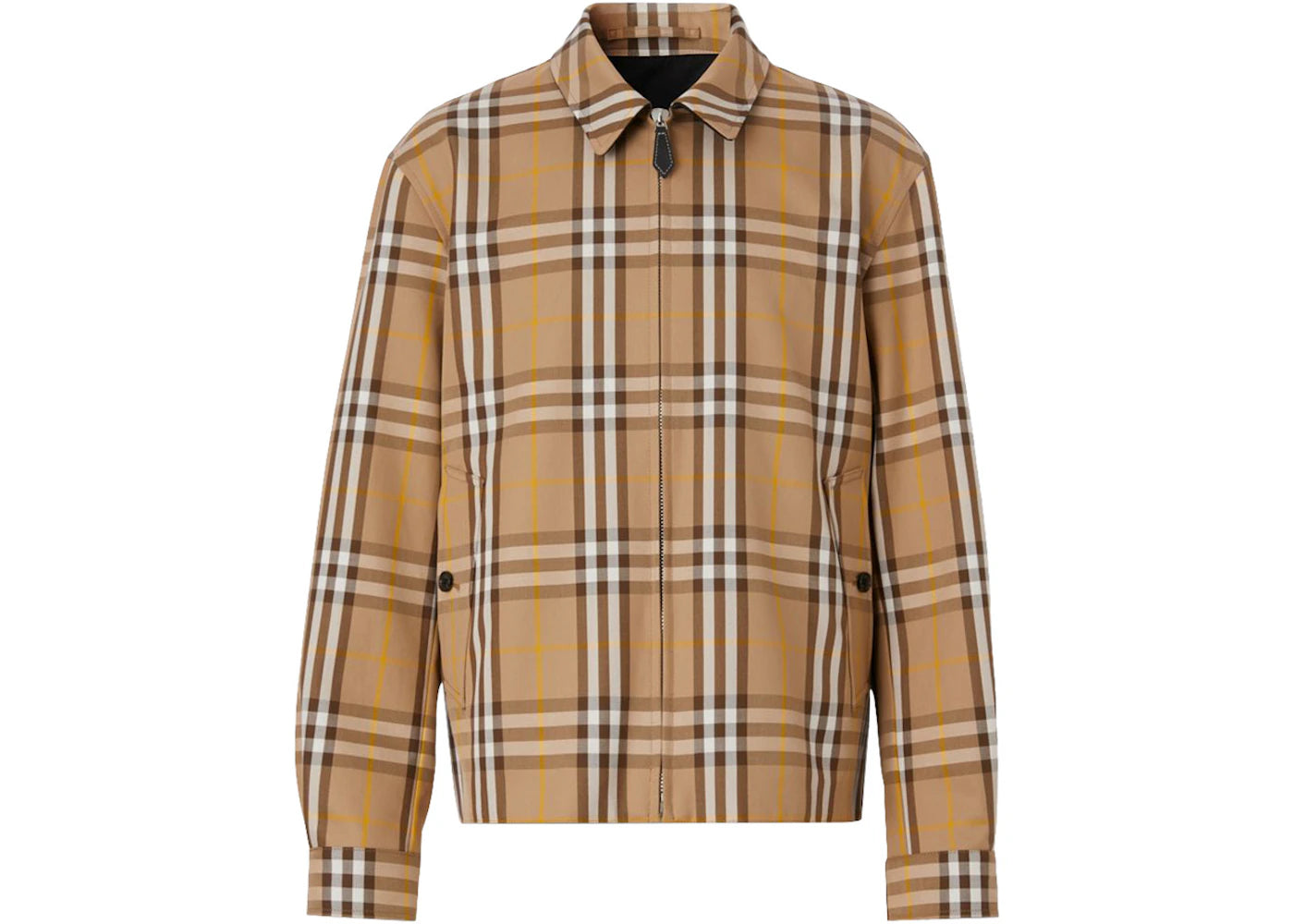 Burberry Reversible Check Cotton Harrington Jacket Truffle