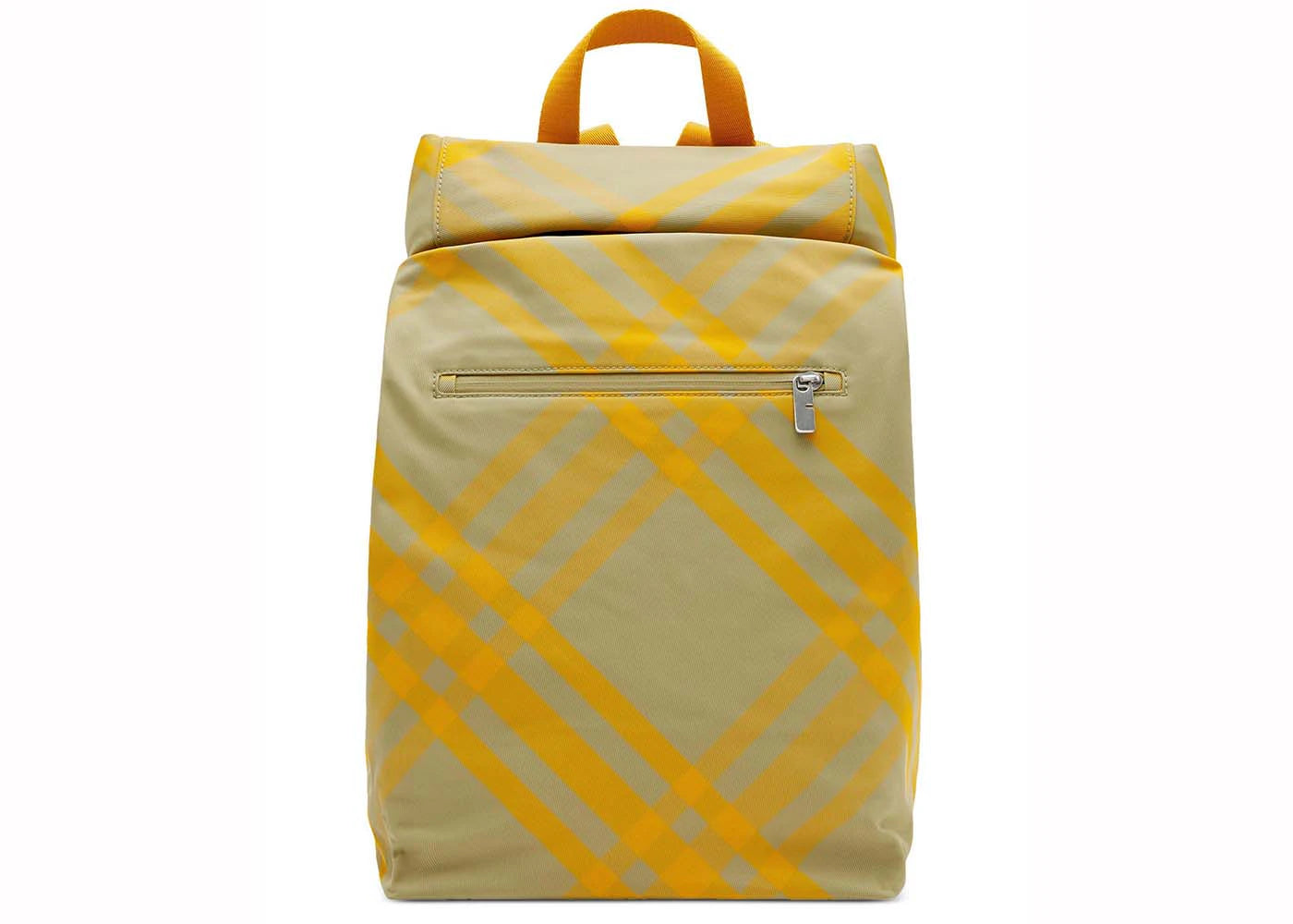 Burberry Roll Checked Backpack Yellow/Beige