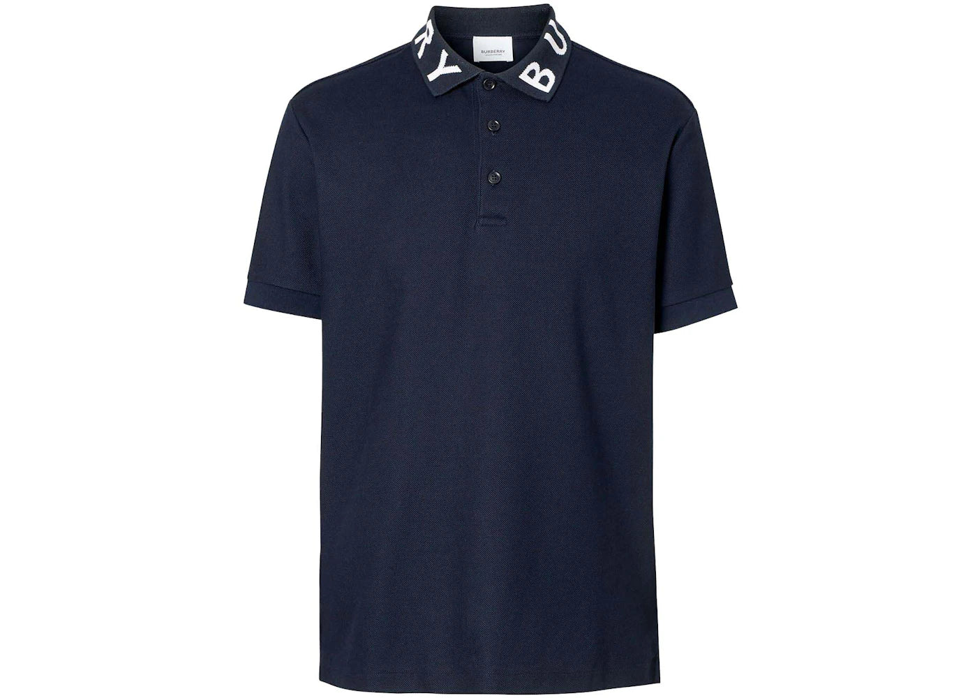 Burberry Ryland Collar Logo Polo Navy