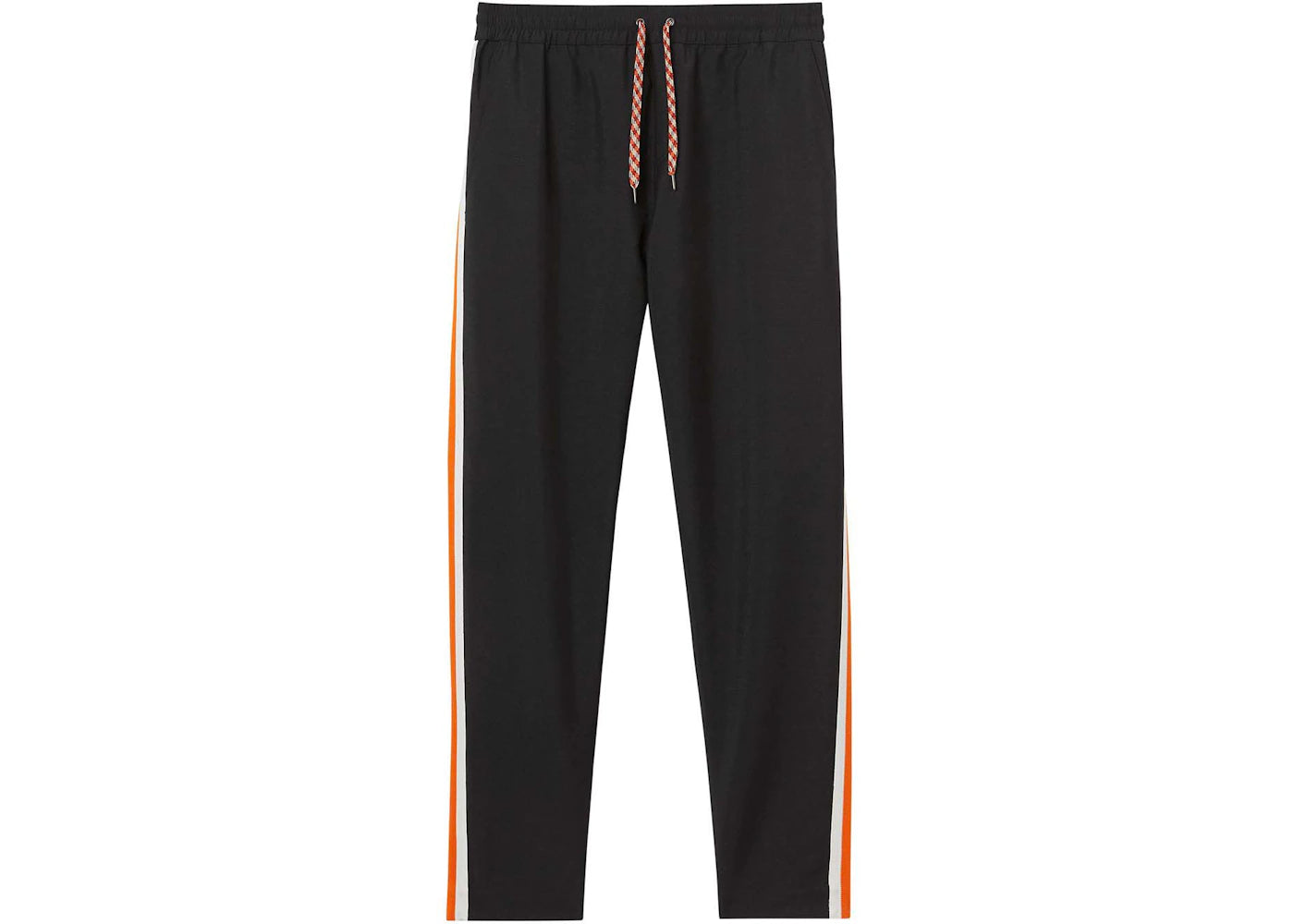 Burberry Side-Stripe Slim Track Pants Black/Orange/White