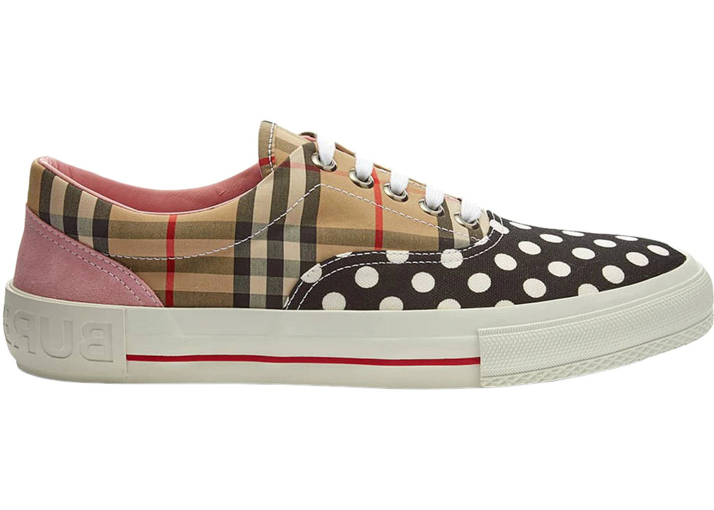 Burberry Skate Polka Dot Check Archive Beige