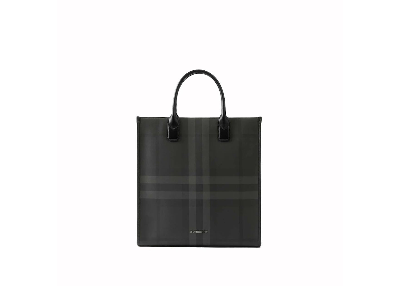 Burberry Slim Vertical Denny Tote Charcoal