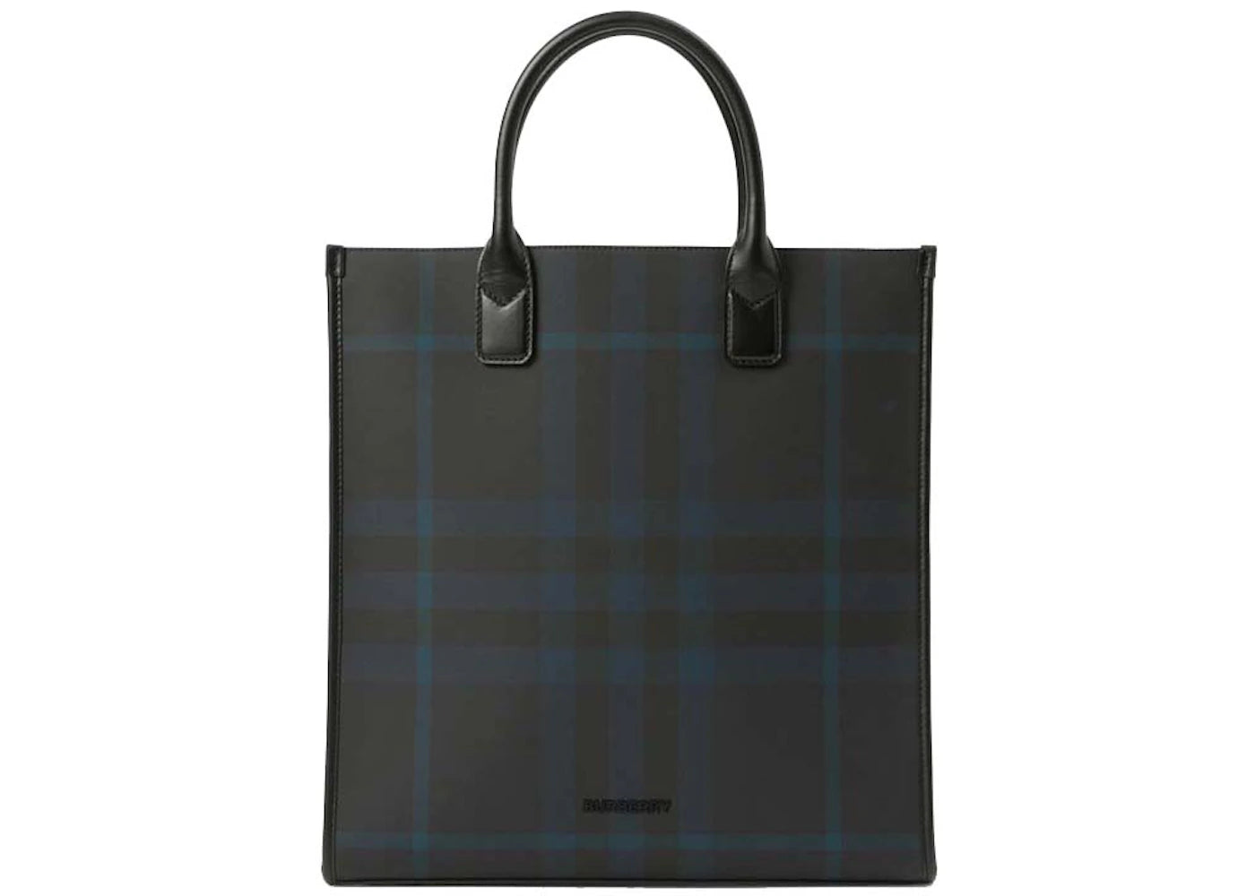 Burberry Slim Vertical Denny Tote Navy