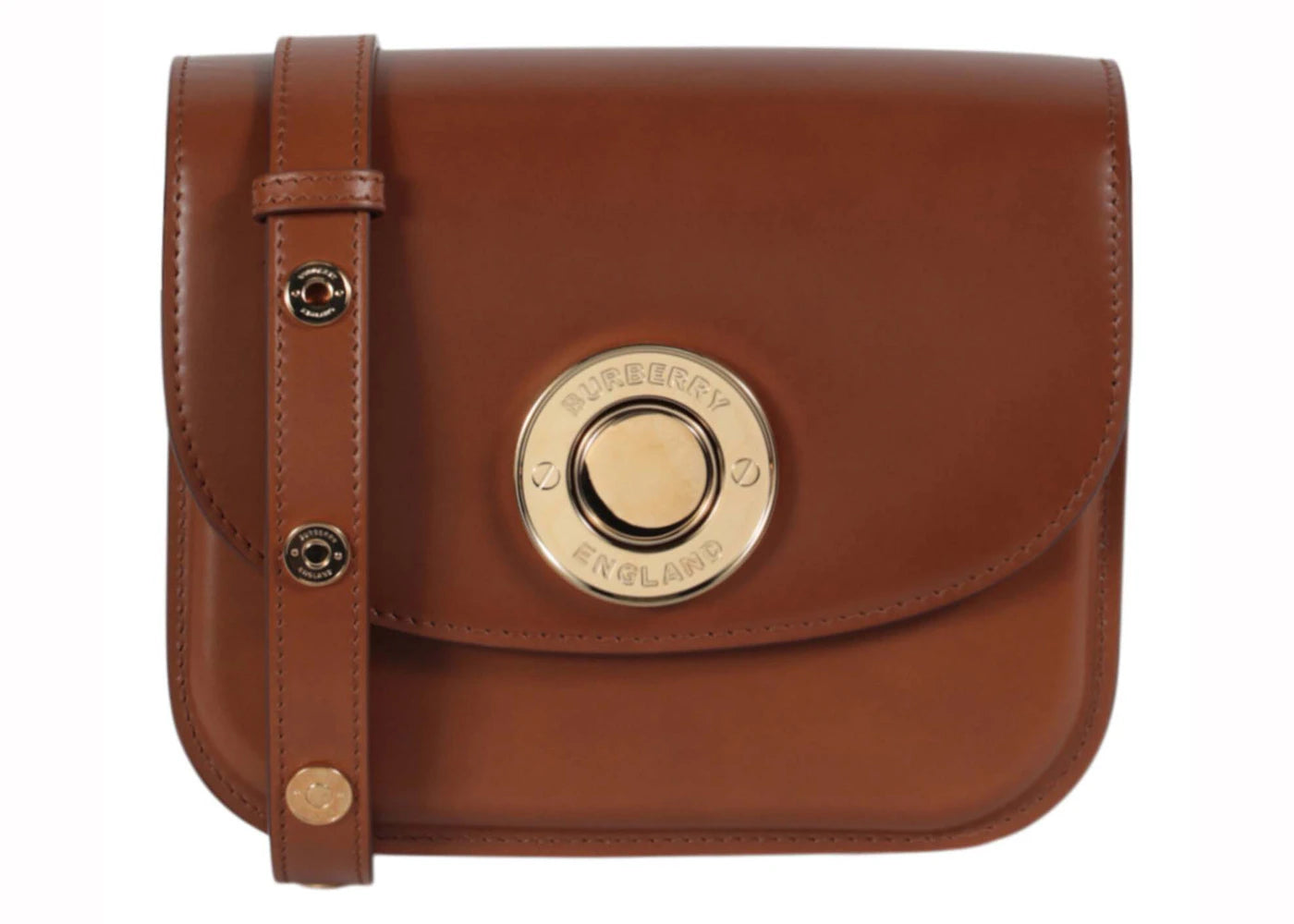 Burberry Small Elizabeth Crossbody Camel