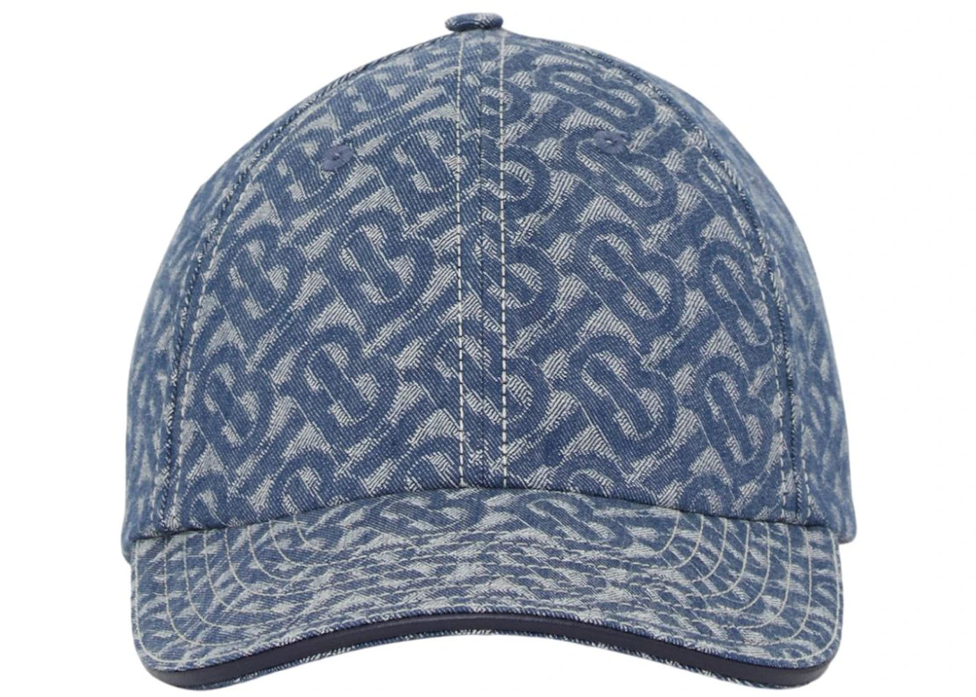 Burberry TB Monogram Baseball Cap Blue