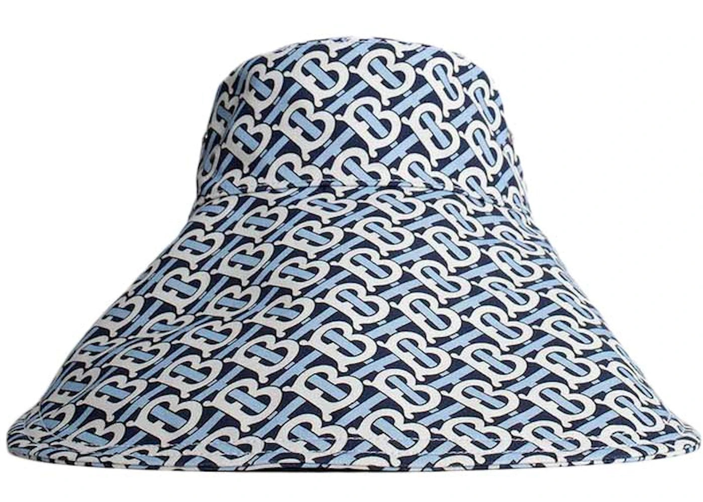 Burberry TB Monogram Logo Fisherman Bucket Hat Blue