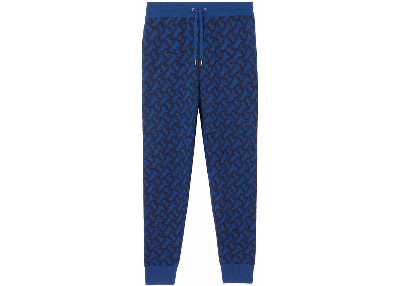 Burberry TB Monogram Pattern Sweatpants Royal Blue