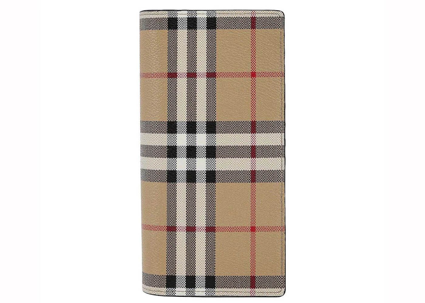 Burberry Tartan Long Wallet Beige