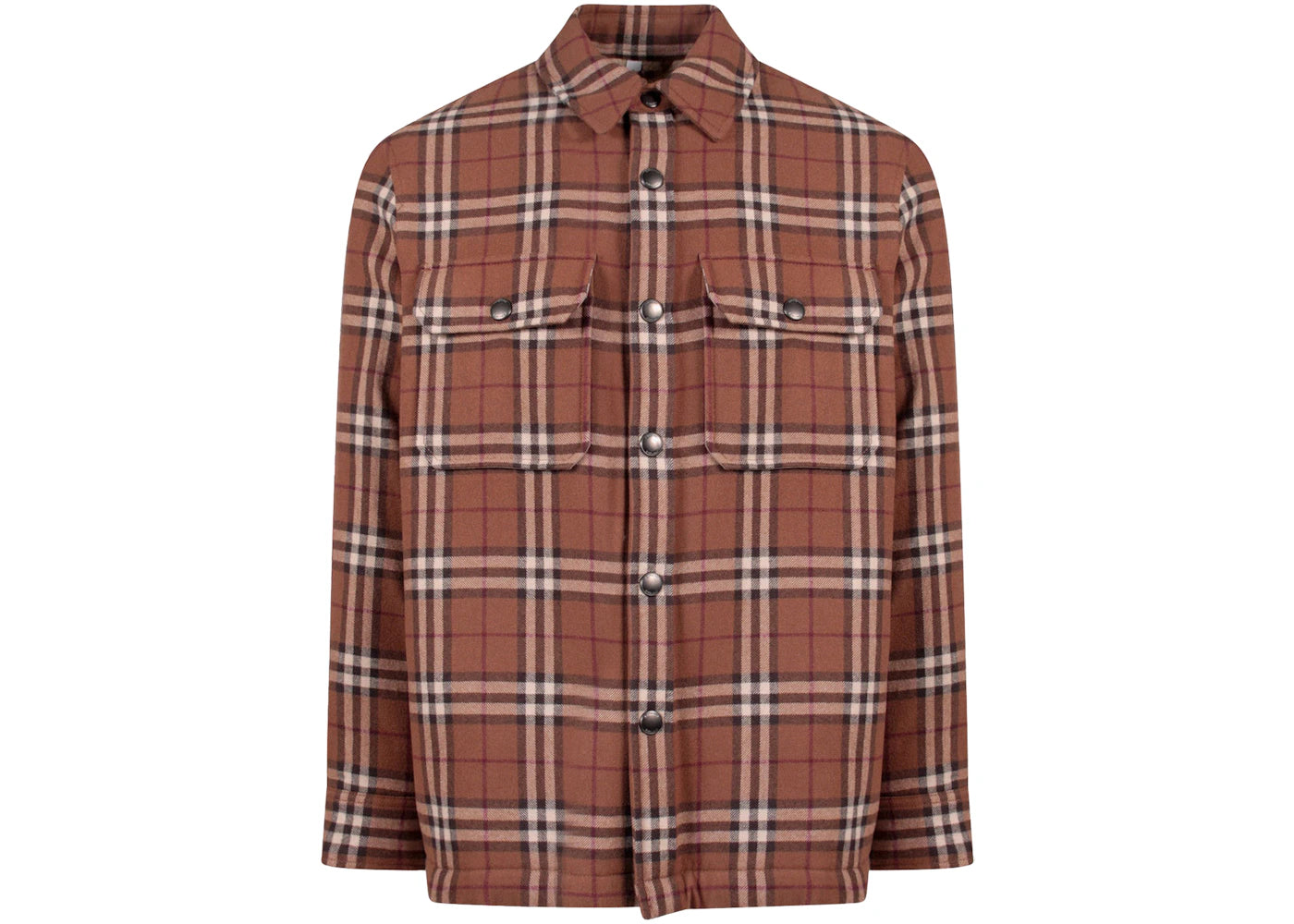 Burberry Traditional Check Print Jacket Brown