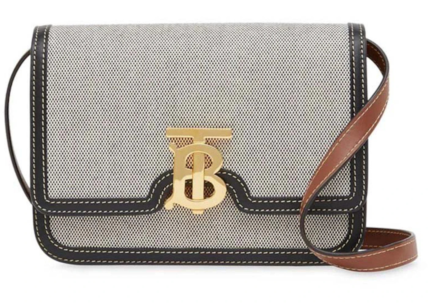 Burberry Tri-Tone TB small Crossbody Grey