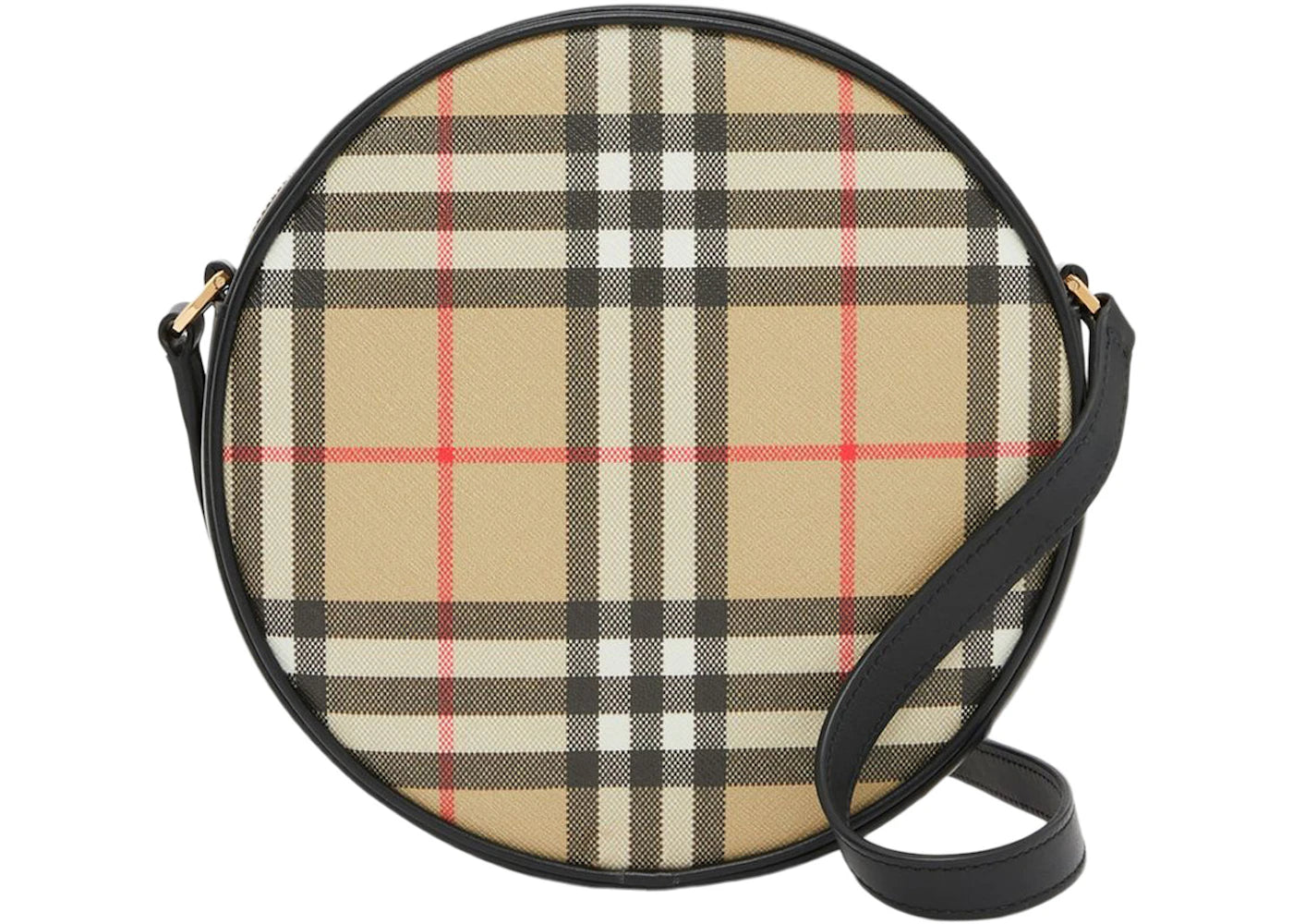 Burberry Vintage Check And Leather Louise Crossbody Bag Archive Beige/Black