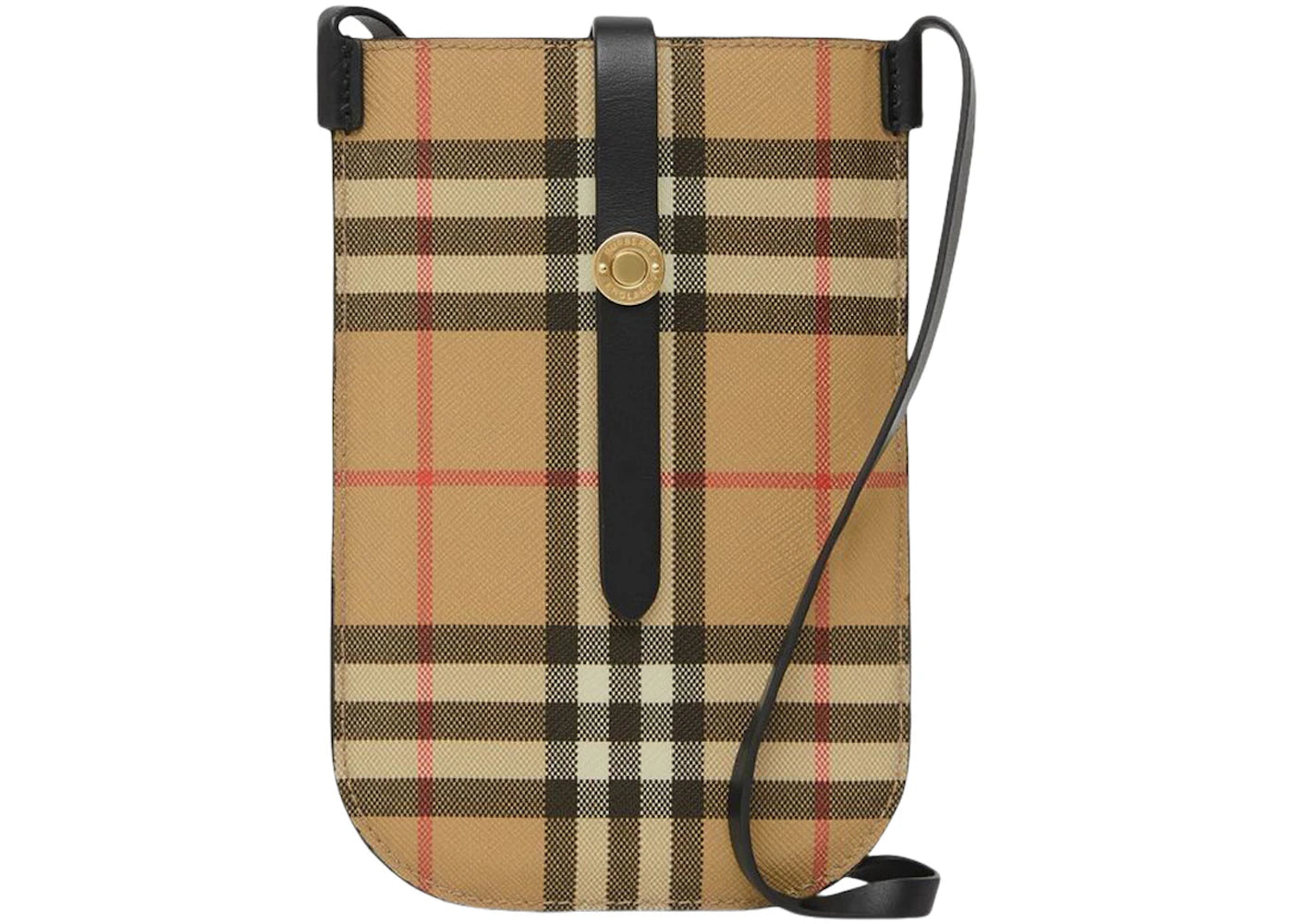 Burberry Vintage Check Anne Phone Case with Strap Archive Beige/Black