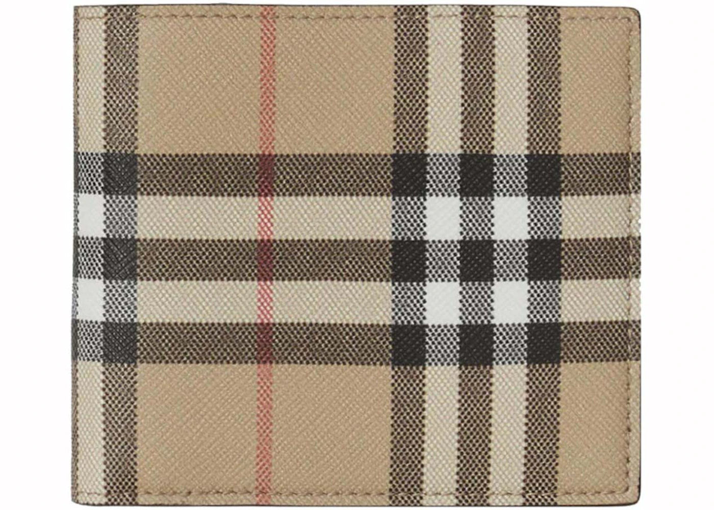 Burberry Vintage Check Bifold Wallet Beige/Black