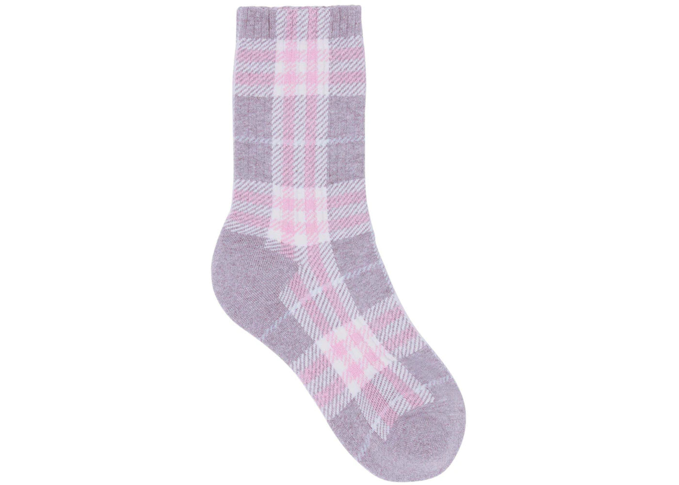 Burberry Vintage Check Socks Pale Grey