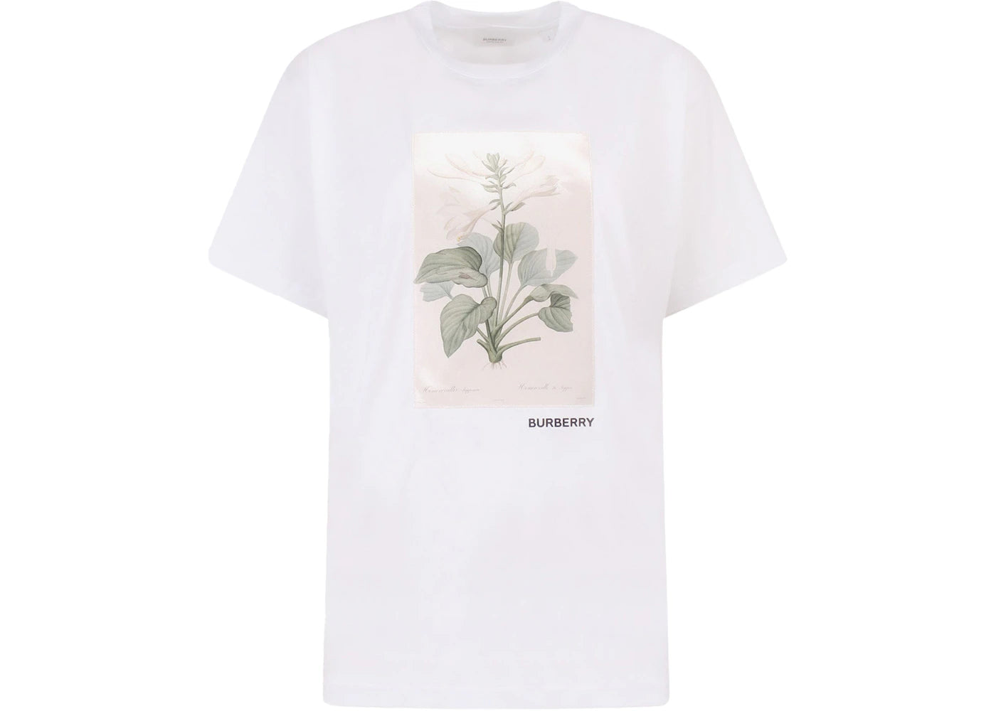 Burberry Women's Frontal Logo Cotton T-Shirt White