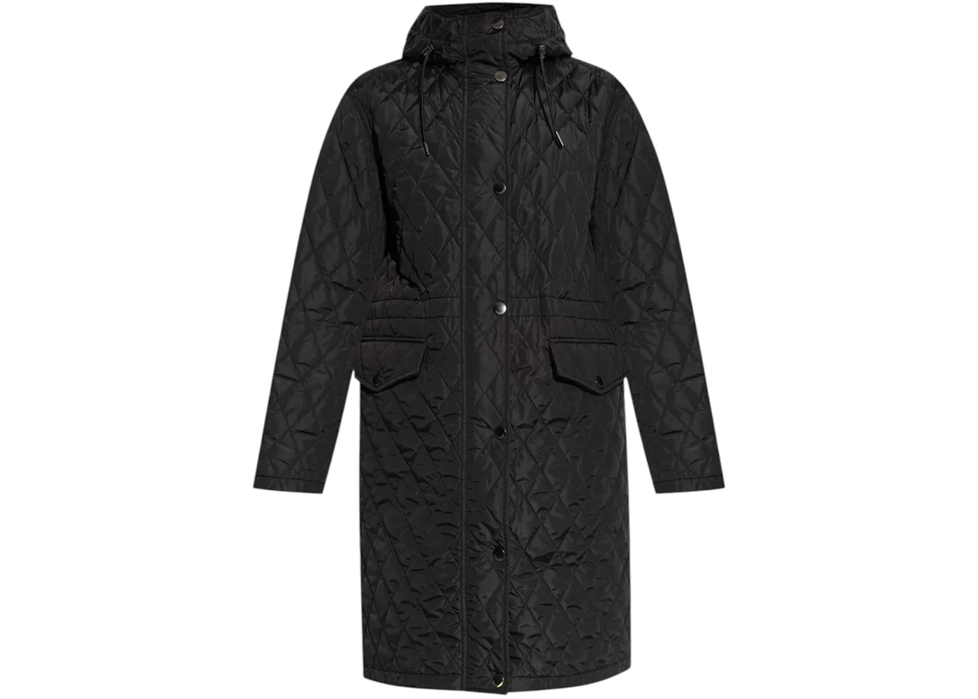 Burberry Women's Hillgate Quilted Coat Black