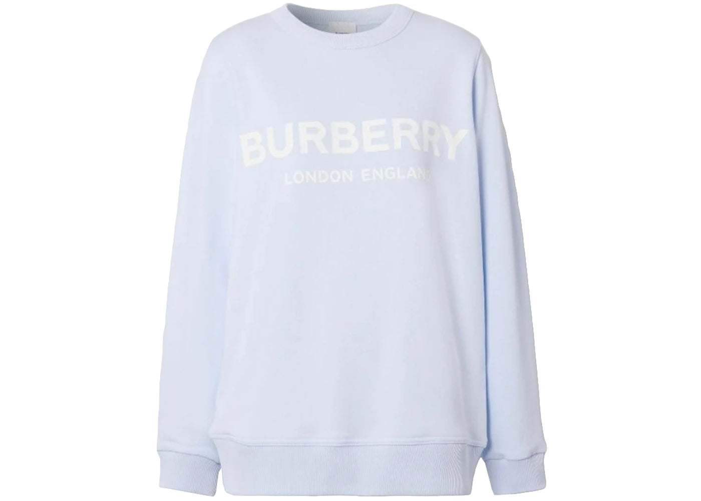 Burberry Women's Logo Sweatshirt Pale Blue