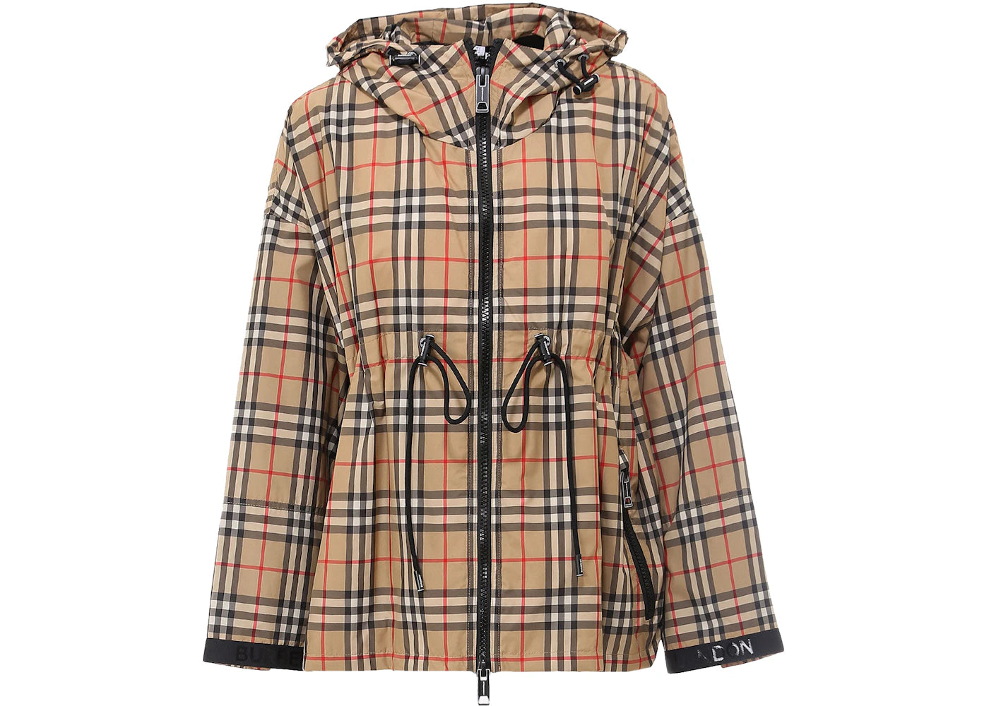 Burberry Women's Traditional Check Print Jacket Beige