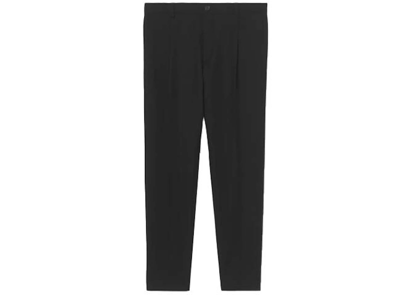 Burberry Wool Blend Casual Pants Black