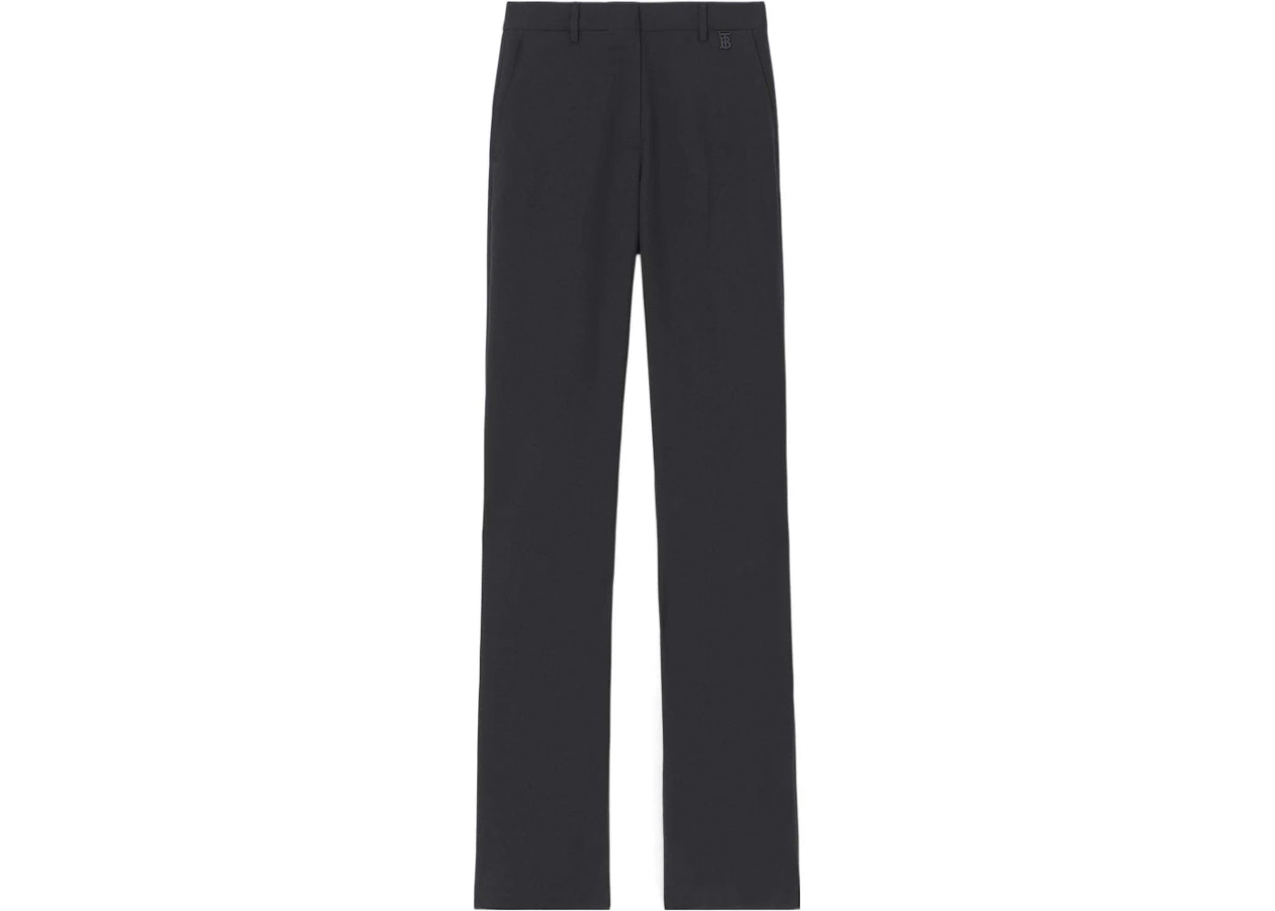 Burberry Wool Tailored Trousers Black