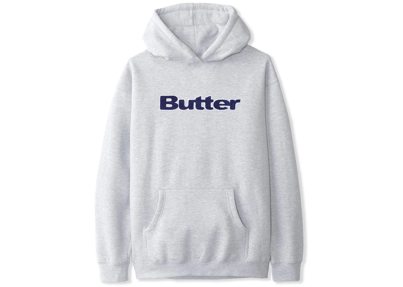 Butter Goods x Kangol Wordmark Chenille Pullover Hoodie Heather Grey