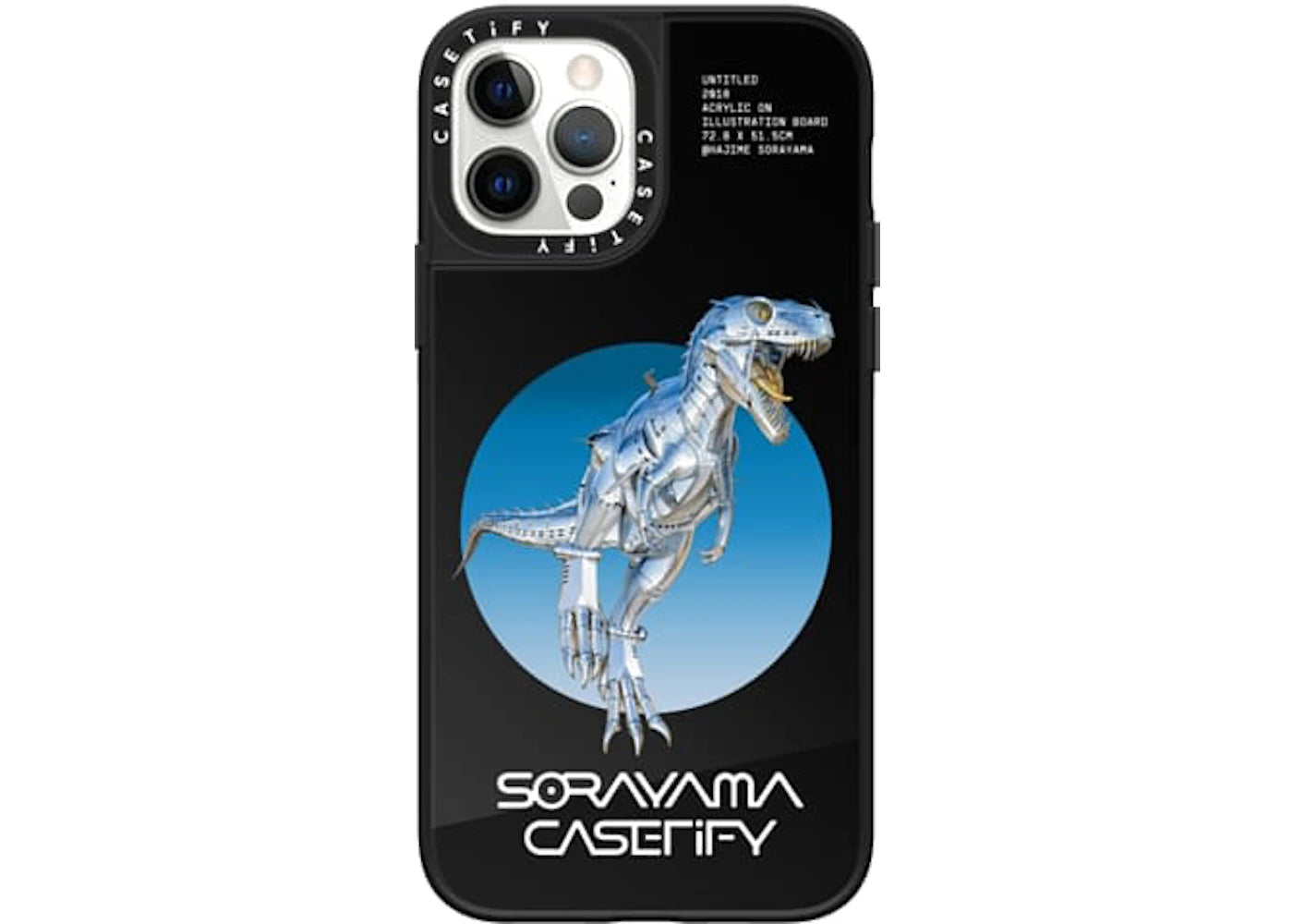 CASETiFY x Sorayama T-Rex iPhone Case Black