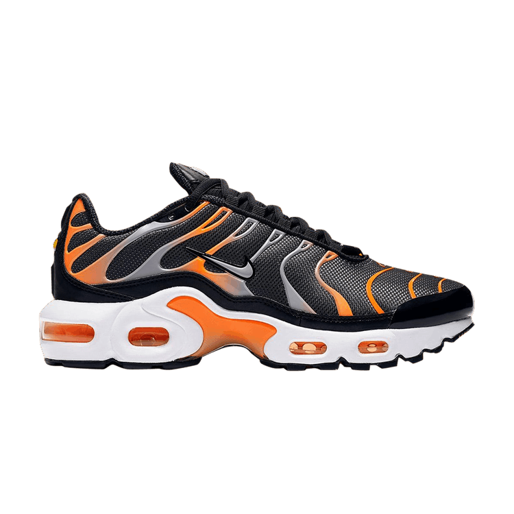 Nike Air Max Plus Dark Grey Total Orange White Wolf Grey (GS)