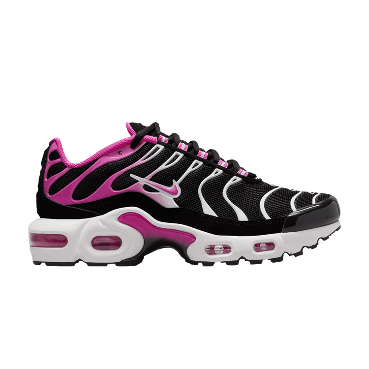 Nike Air Max Plus Black White Laser Fuchsia (GS)