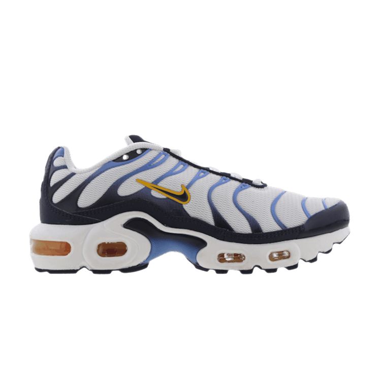 Nike Air Max Plus White University Gold University Blue Midnight Navy (GS)