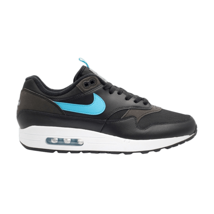 Nike Air Max 1 Tongue Tab Black Blue Fury