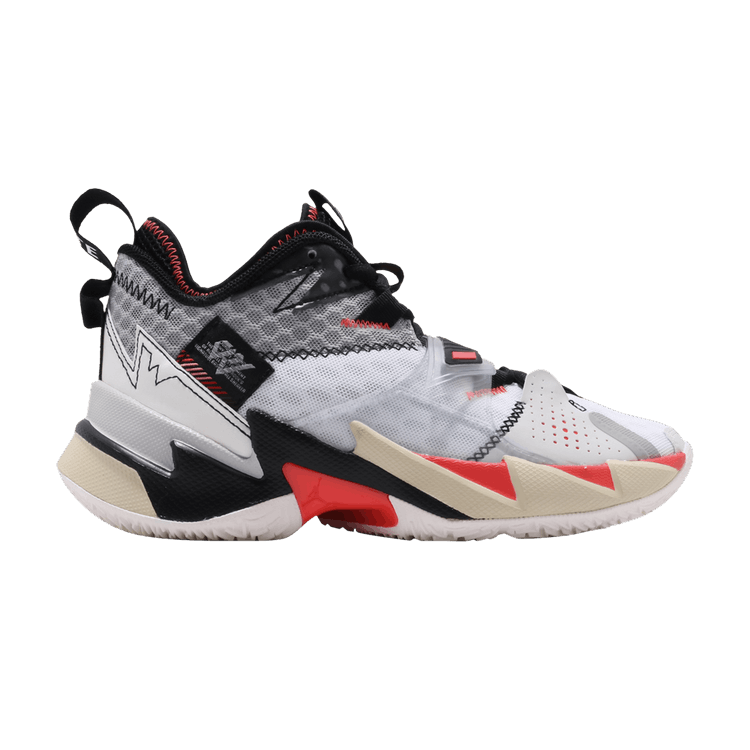 Jordan Why Not Zer0.3 White Bright Crimson Black (GS)