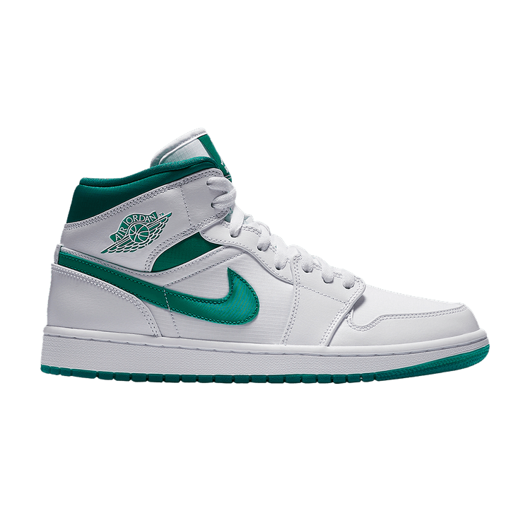 Jordan 1 Mid White Mystic Green