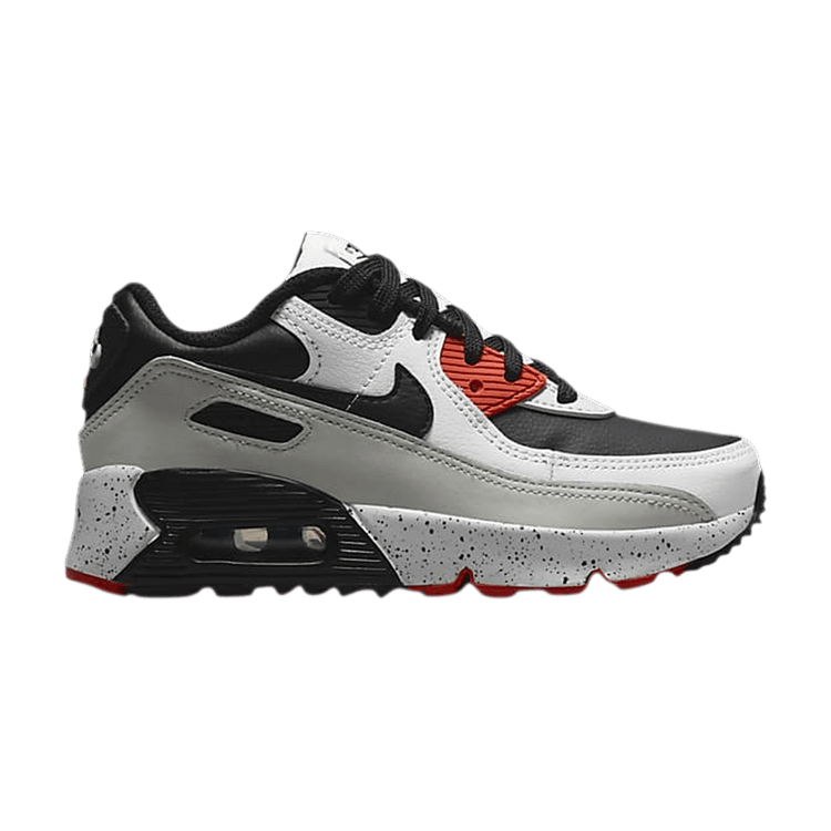 Nike Air Max 90 White Turf Orange Speckled (PS)