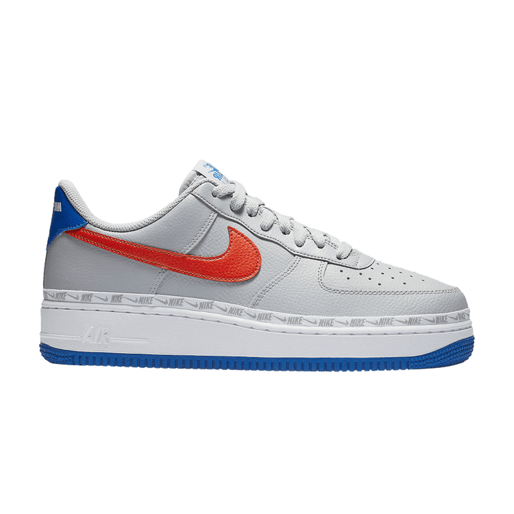 Nike Air Force 1 Low Overbranding Grey Blue Red