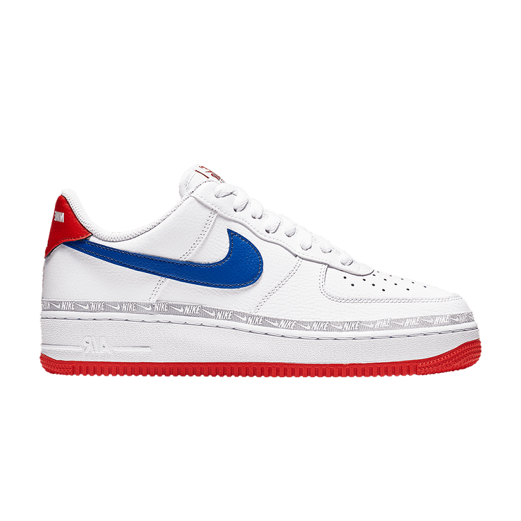 Nike Air Force 1 Low Overbranding White Red Blue