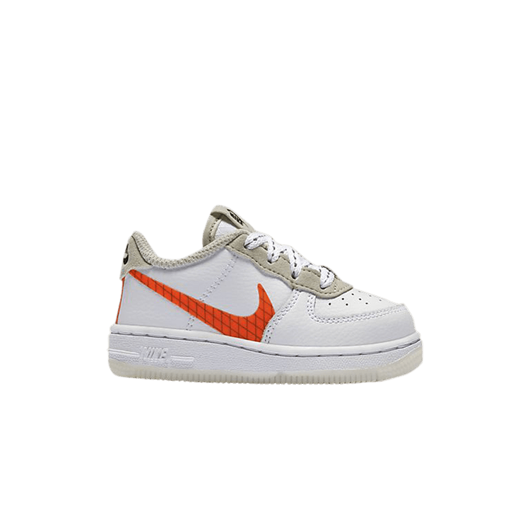 Nike Force 1 LV8 3 White Total Orange (TD)