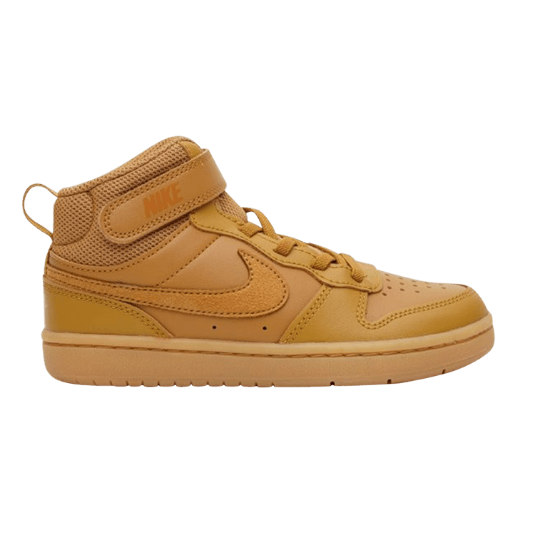 Nike Court Borough Mid 2 Wheat Black Gum Light Brown (GS)