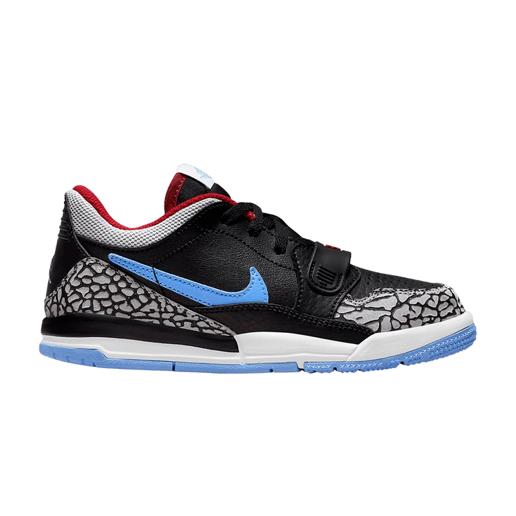 Jordan Legacy 312 Low Black Valor Blue University Red Wolf Grey (PS)