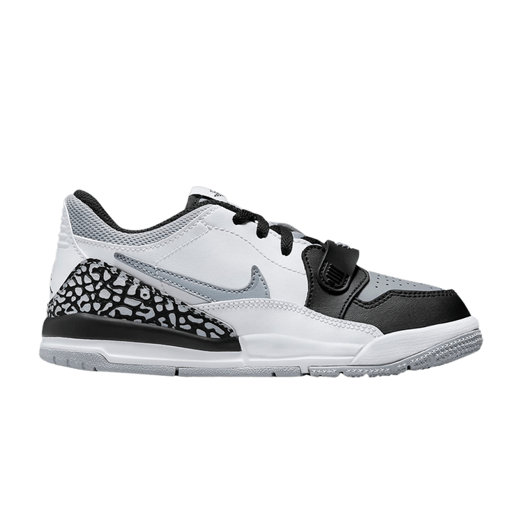 Jordan Legacy 312 Low White Black Wolf Grey (PS)