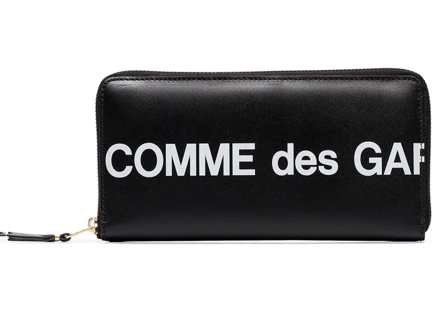 CDG Play Logo Print Continental Wallet Play Black