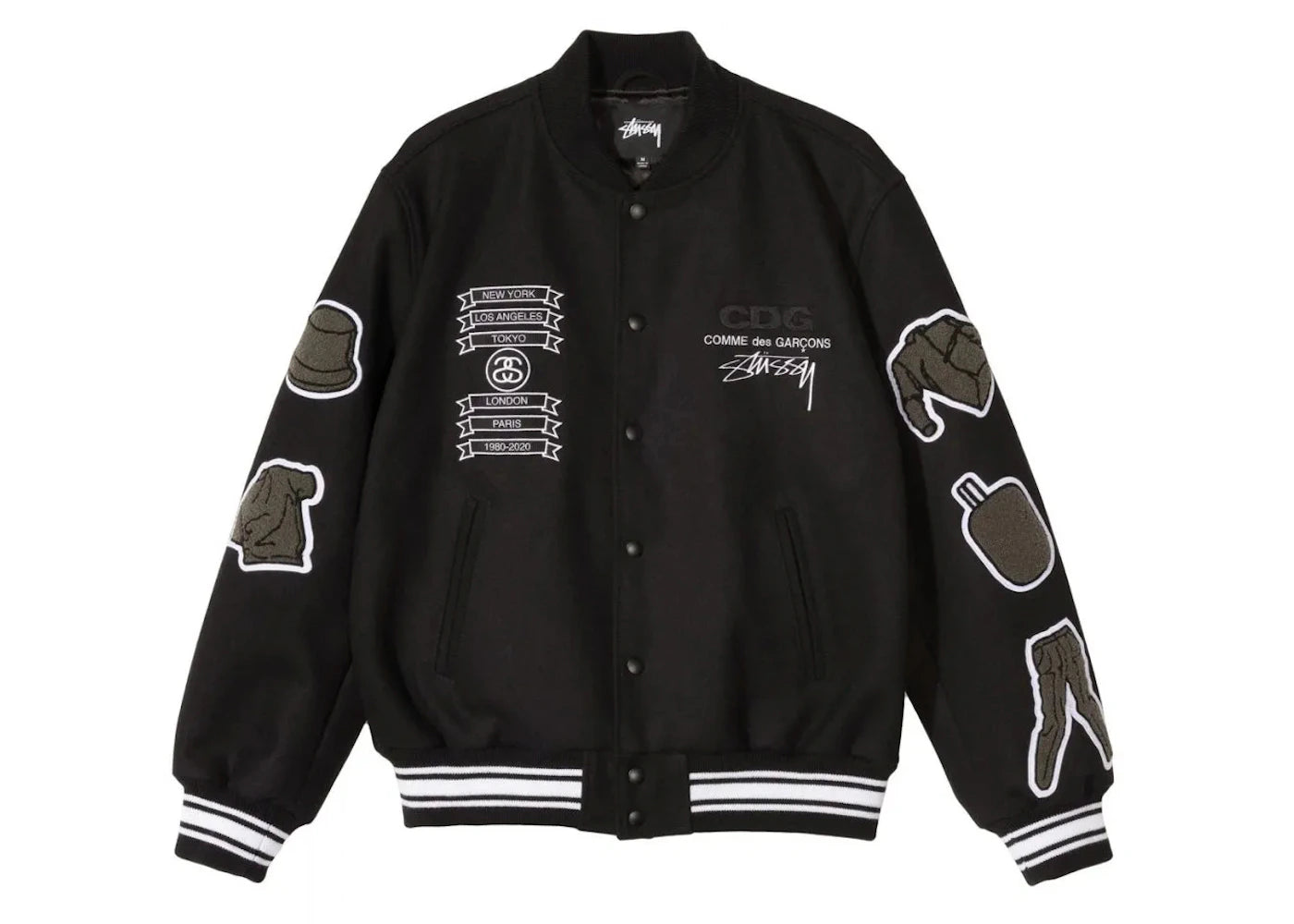 Comme des Garcons x Stussy Jacket Black