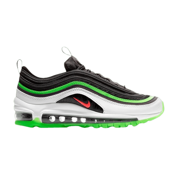 Nike Air Max 97 Black Green Bright Crimson (GS)