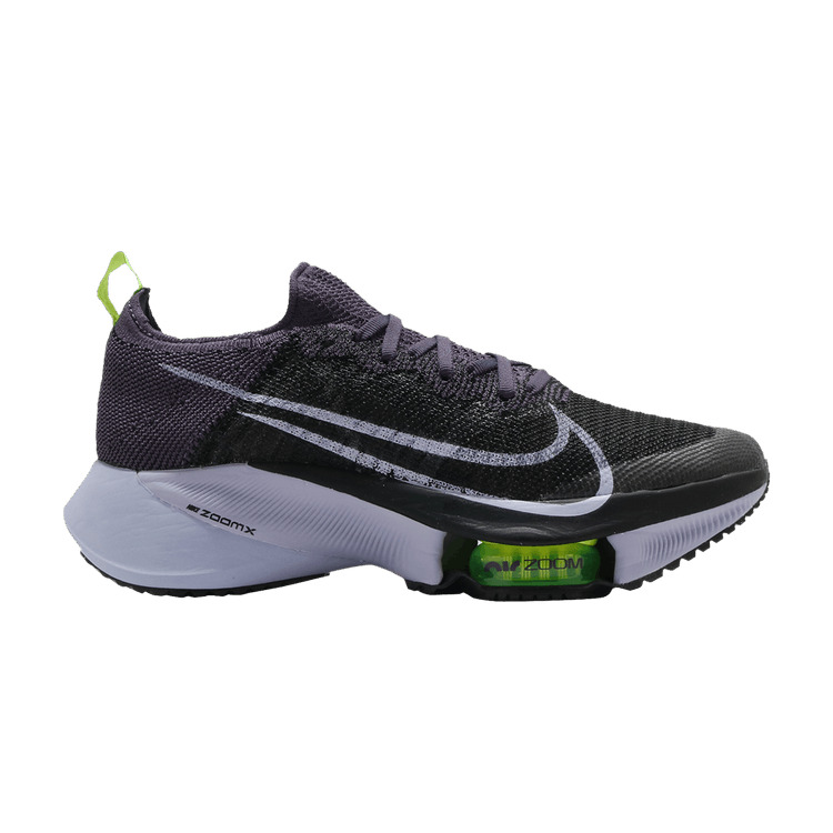 Nike Air Zoom Tempo Next% Flyknit Dark Raisin Black Volt (Women's)